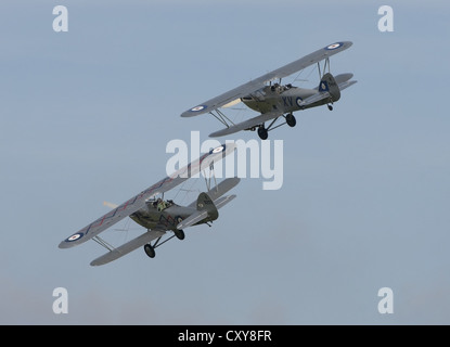 Hawker Hind und eine Hawker Demon Stockfoto