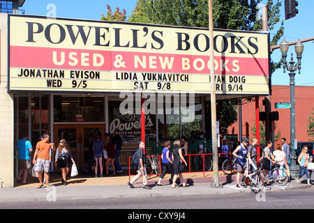 Powells Buchhandlung, Portland, Oregon, USA Stockfoto