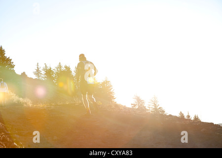 Mt Taylor 50K, ersten konstituierenden Ultramarathon 29. September 2012 - Mt Taylor, San Mateo Mountains in New Mexico Stockfoto