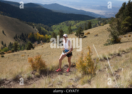 Mt Taylor 50K, ersten konstituierenden Ultramarathon 29. September 2012 - Mt Taylor, San Mateo Mountains in New Mexico Stockfoto