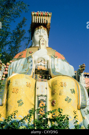 Hong Kong. Repulse Bay. Tin Hau Tempel. Chinesische Göttin des Meeres Statue. Stockfoto