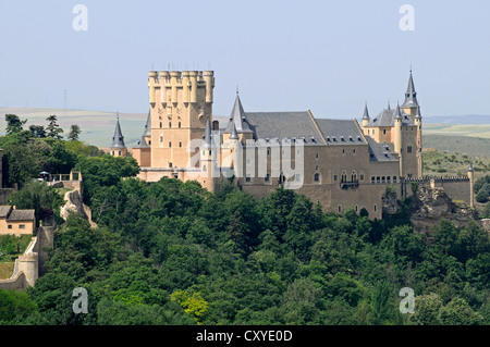 Alcazar, Schloss, Burg, Museum, Segovia, Kastilien und León, Spanien, Europa, PublicGround Stockfoto
