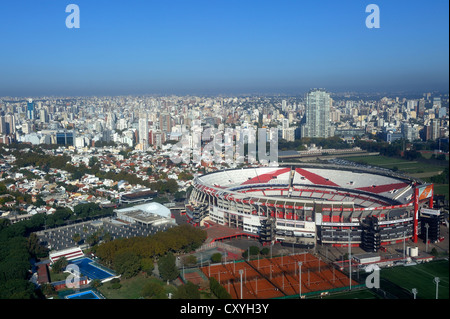 Stadion Estadio Monumental de Nuñez von Club Atlético River Plate Football Club, Stadtteil Belgrano, Buenos Aires, Argentinien Stockfoto