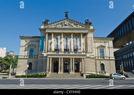 Státní Opera, Staatsoper, am oberen Teil der Václavské Náměstí, Wenzelsplatz, Prag, Tschechische Republik Stockfoto