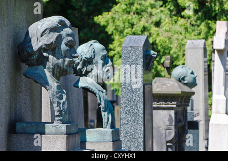 Vyoeehrad Friedhof, Prag, Tschechische Republik, Europa Stockfoto