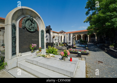 Vyoeehrad Friedhof, Prag, Tschechische Republik, Europa Stockfoto