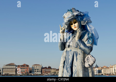 Venezianische Maske, Karneval, Karneval in Venedig, Veneto, Italien, Europa Stockfoto