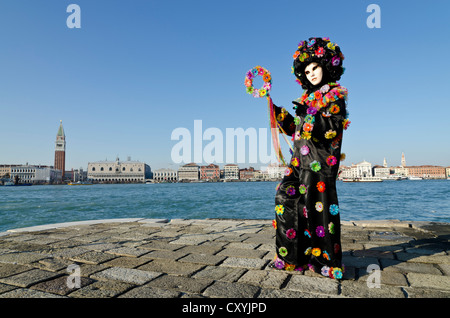 Venezianische Maske, Karneval, Karneval in Venedig, Veneto, Italien, Europa Stockfoto