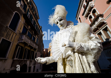 Venezianische Maske, Karneval, Karneval in Venedig, Veneto, Italien, Europa Stockfoto