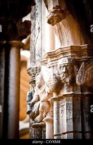 Santes Creus Kloster, Teil der Zisterzienser-Route in Tarragona, Katalonien, Spanien, Europa Stockfoto