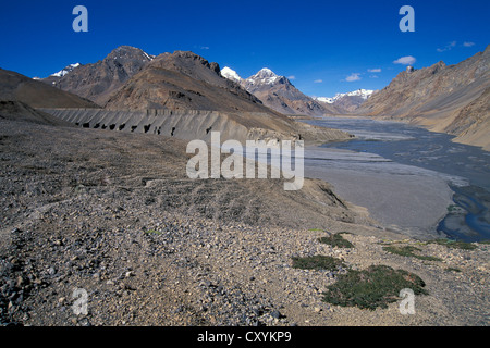 Pare Tal oder Paru Chhu Tal in der Nähe von Dutung, nahe der tibetischen Grenze, Kibber-Karzok-Trail, Himachal Pradesh, indischen Himalaya Stockfoto