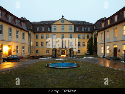 Schloss Kirchberg Schloss, ehemalige Residenz der Fürsten von Hohenlohe-Kirchberg, Kirchberg ein der Jagst, Jagsttalbahn Tal Stockfoto