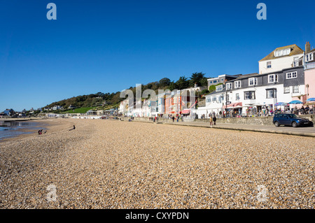 Strand von Lyme Regis, Dorset, Großbritannien Stockfoto