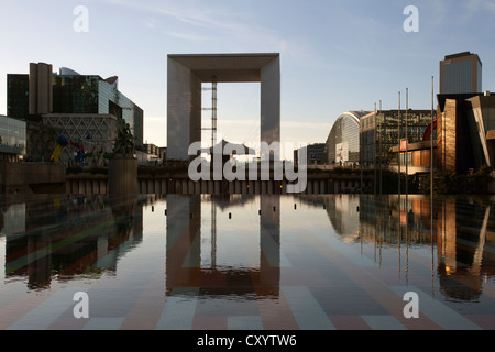 Grande Arche, La Défense, Paris, Frankreich. Stockfoto