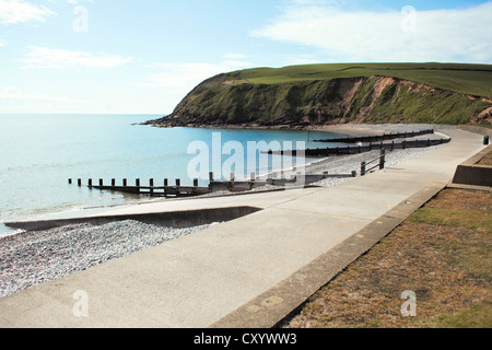 St Bees Head bei St Bees Cumbria UK Stockfoto