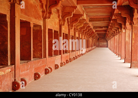 Ställe, Fatehpur Sikri, UNESCO-Weltkulturerbe, gebaut 1569-1585 im Auftrag von Kaiser Akbar, Uttar Pradesh, Indien, Asien Stockfoto