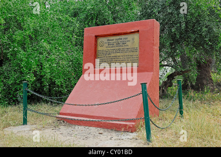 Melden Sie "Das Weltnaturerbe", Keoladeo Ghana Nationalpark, Bharatpur, Rajasthan, Indien, Asien Stockfoto