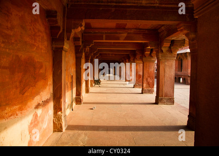 Fatehpur Sikri, in der Nähe von Agra, Rajasthan, Indien, Asien Stockfoto