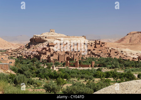 Ksar von Ait-Ben-Haddou, UNESCO-Weltkulturerbe in der Nähe von Ouarzazate, Souss-Massa-Draâ, Marokko, Maghreb, Nordafrika, Afrika Stockfoto