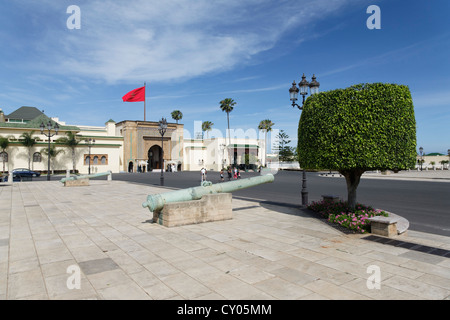 Königspalast in Rabat, Rabat-Salé-Zemmour-Zaer, Marokko, Maghreb, Afrika Stockfoto