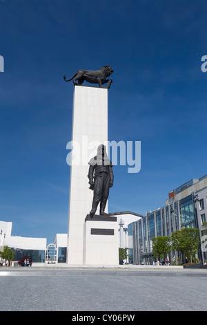 Denkmal, General Milan Rastislav Aetefánik, Bratislava, Slowakische Republik, Europa Stockfoto