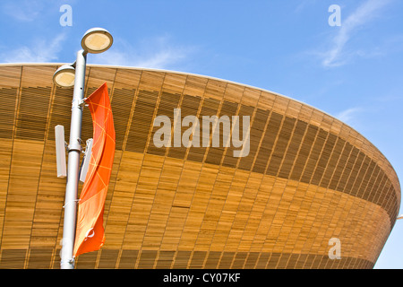 Velodrom von Hopkins Architects in London 2012 Olympiapark Paralympischen Stratford England Europa Stockfoto