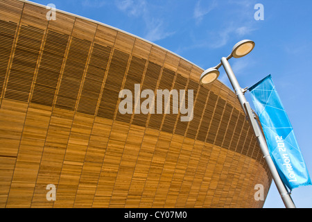 Velodrom von Hopkins Architects in London 2012 Olympiapark Paralympischen Stratford England Europa Stockfoto