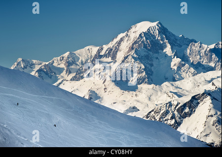 Mont Blanc-Berg, Val d ' Isère, Savoie, Alpen, Frankreich Stockfoto