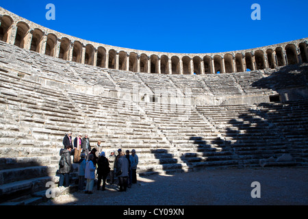 Aspendos Amphitheater in der Nähe von Antalya Türkei Stockfoto