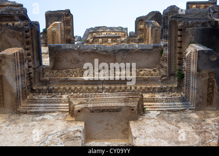 Aspendos Amphitheater in der Nähe von Antalya Türkei Stockfoto