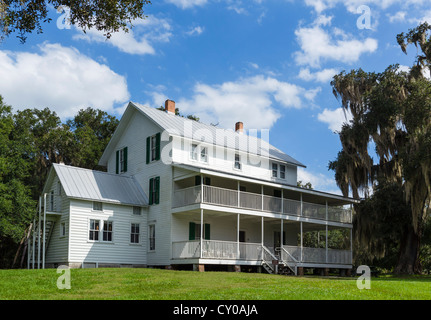 Das historische Thursby House im Blue Spring State Park in der Nähe von Orange City, Zentral-Florida, USA Stockfoto