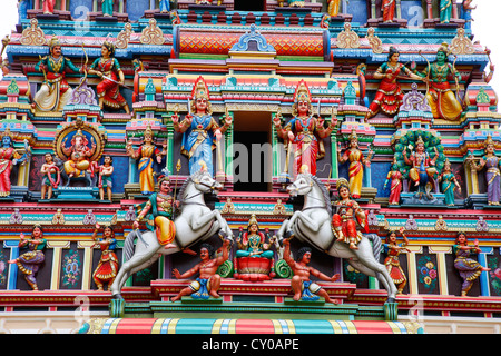 Hindu-Tempel, Lake Gardens, Kuala Lumpur, Malaysia, Südostasien, Asien Stockfoto