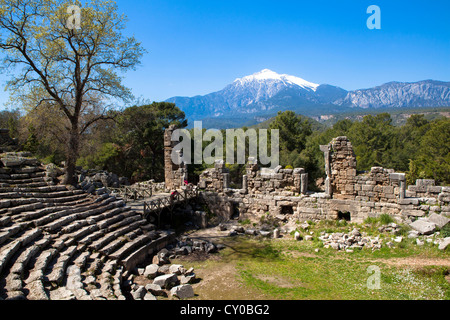 Phaselis Roman und griechische Ruinen Antalya Türkei Stockfoto