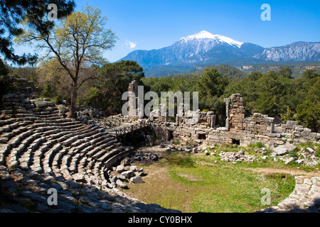 Phaselis Roman und griechische Ruinen Antalya Türkei Stockfoto