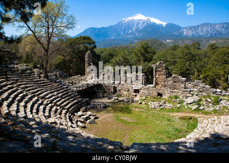 Phaselis Roman und griechische Ruinen Antalya Türkei Stockfoto