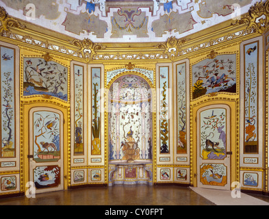Europa Italien Piemont Provinz von Turin Royal Palace Jagd von Stupinigi, Salon eiförmig Stockfoto