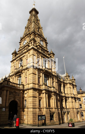 Rathaus von Halifax in Halifax, West Yorkshire, England. Stockfoto