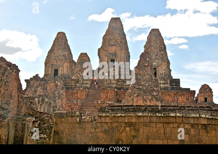 Pre Rup Tempel Angkor, Kambodscha Stockfoto