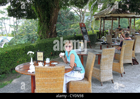 Englisch Teehaus & Restaurant, Sandakan Heritage Trail, Sandakan, Sabah, Borneo, Malaysia, Südost-Asien Stockfoto