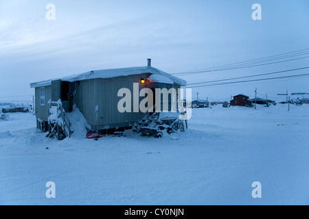 Haus am Nordpol Stockfoto