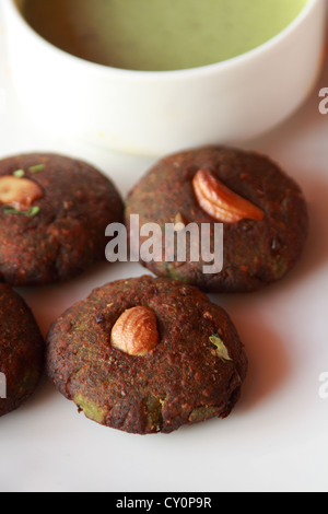 Vegetarische Hara Bhara Kebab Stockfoto