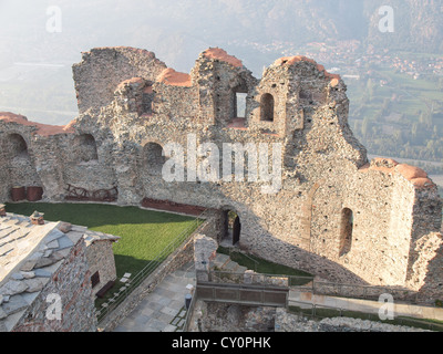 Sacra di San Michele, Italien Stockfoto