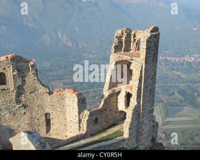 Sacra di San Michele, Italien Stockfoto