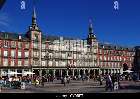 Plaza Mayor, Madrid Stockfoto