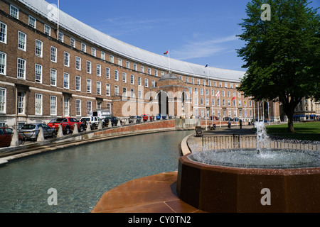 Ratsgebäude College grün Bristol england Stockfoto