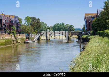 Fluss Arun, Arundel, West Sussex, England Stockfoto