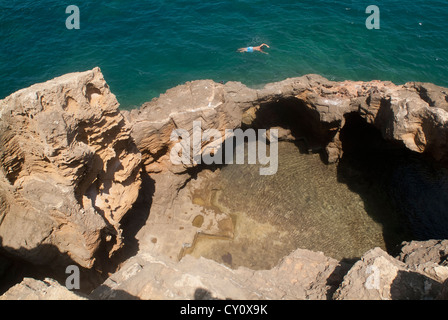 Les Rotes Denia, Kap San Antonio, Provinz Alicante, Spanien, Europa Stockfoto