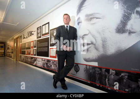 Swansea University Professor Chris Williams, der The Richard Burton Diaries Buch herausgab, die im Oktober 2012 ins Leben gerufen wurde. Stockfoto