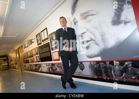 Swansea University Professor Chris Williams, der The Richard Burton Diaries Buch herausgab, die im Oktober 2012 ins Leben gerufen wurde. Stockfoto