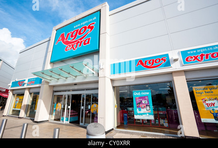 Argos Store, Boulevard 25 Shopping Park, Borehamwood, Hertfordshire WD6 4PR, England, Großbritannien. Stockfoto